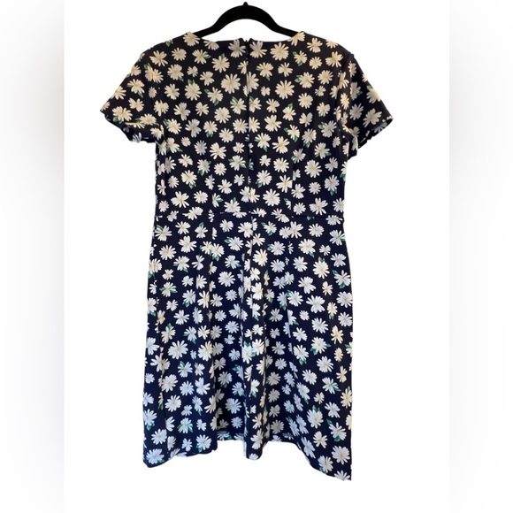 Old Navy Dress Navy Blue Floral Daisy Print Size L - Picture 8 of 8